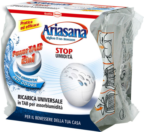 Ανταλλακτική ταμπλέτα για την συσκευή απορρόφησης υγρασίας Ariasana Perla άοσμη
